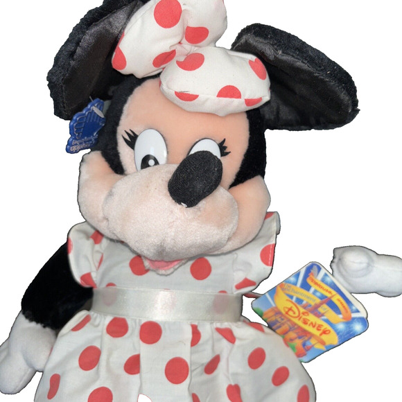 Disney Minnie Mouse Applause FLOPPY 13" Plush Minnie‎ Vintage - Picture 2 of 6